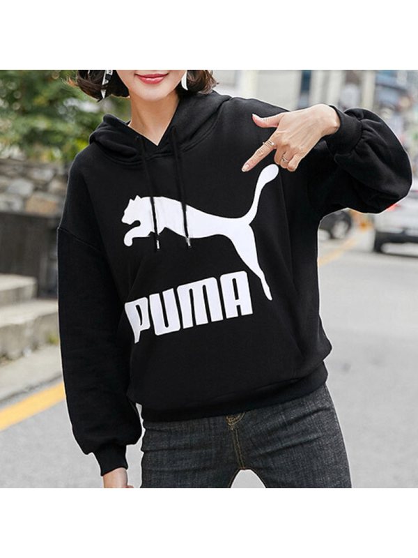 PUMA(彪马)2020Classics Logo Hoody Regul冬季女子针织卫衣