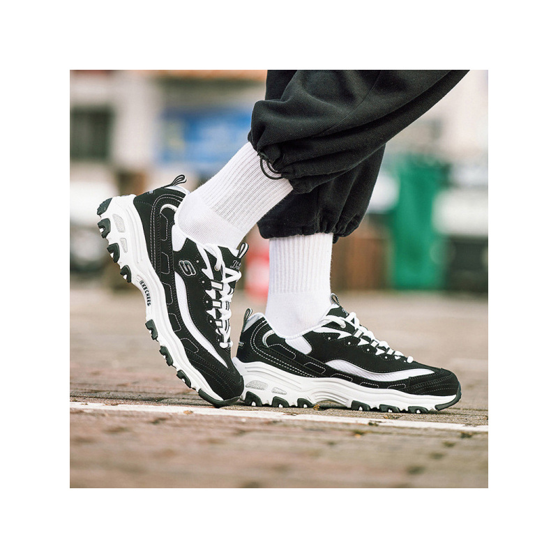 skechers斯凯奇女鞋D‘lites熊猫鞋运动休闲鞋66666054