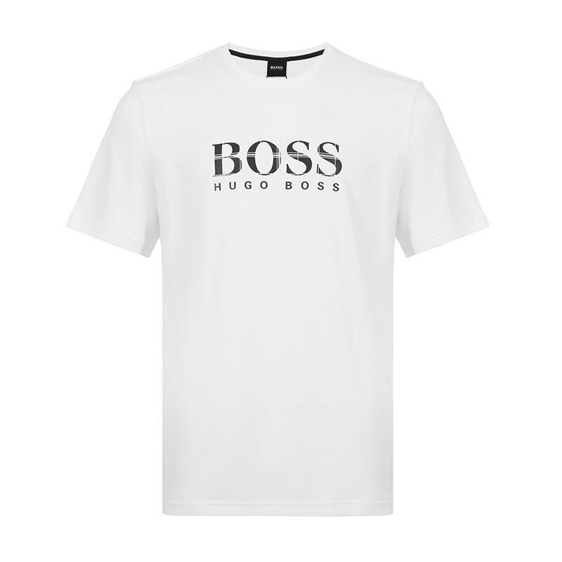 HUGO BOSS 雨果博斯 男士LOGO图案格纹棉质睡衣家居服套装 50430708