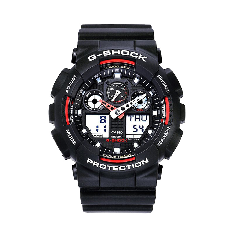 卡西欧(casio) g-shock系列 ga-100-1a4运动 石英表男女 参数
