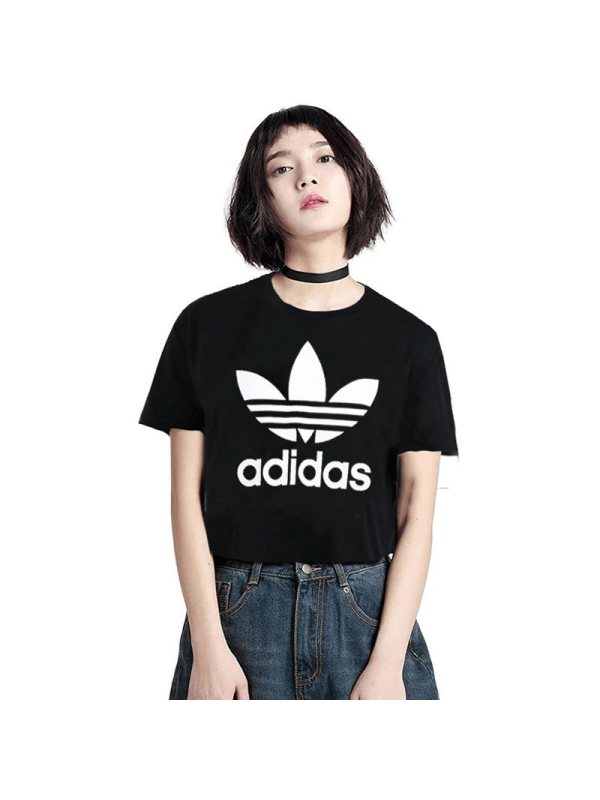 阿迪达斯三叶草短袖女旗舰2021新款运动宽松休闲T恤潮GN2896