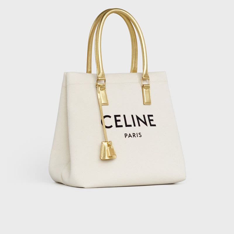 预订 CELINE/思琳 CABAS CELINE 印花织物面料和层压小牛皮横款手袋 19216图片