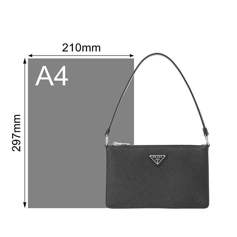 PRADA Saffiano 皮革迷你手袋 1BC155 OOM图片