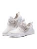 斯凯奇Skechers熊猫鞋春季女子D’LITES一脚蹬时尚复古休闲鞋66666105/WBK