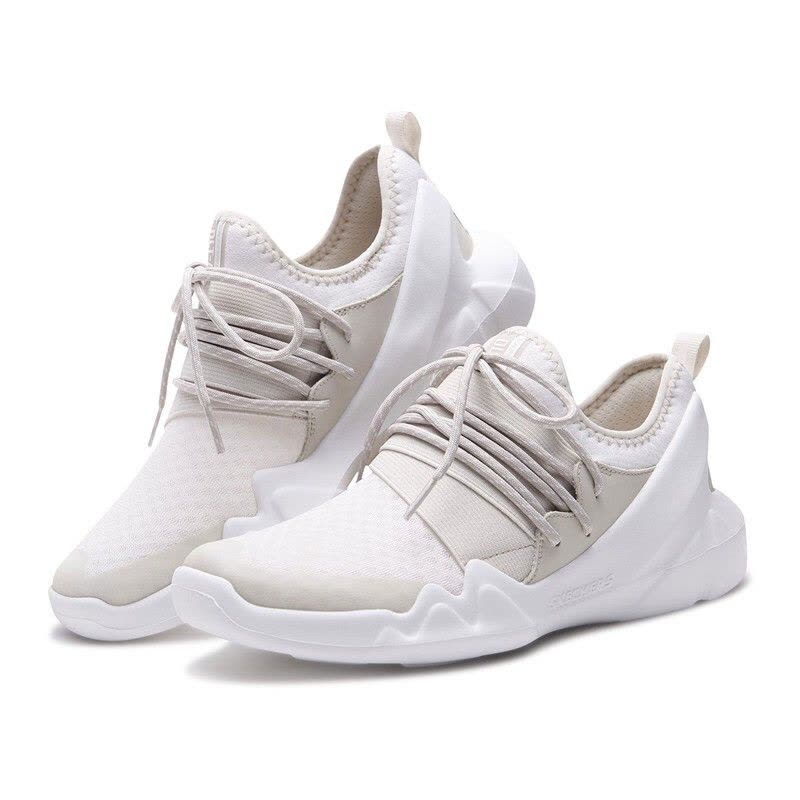 斯凯奇Skechers熊猫鞋春季女子D’LITES一脚蹬时尚复古休闲鞋66666105/WBK图片