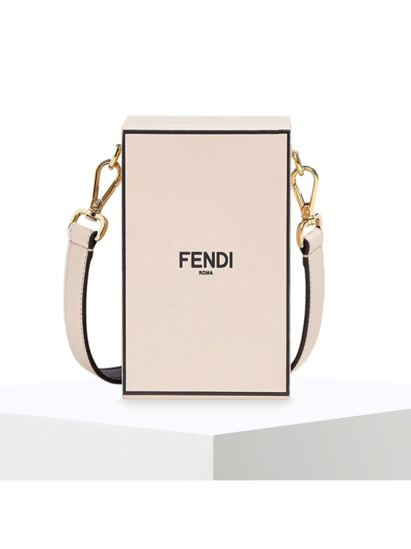 预售 芬迪FENDI VERTICAL BOX 盒子字母logo 女士手提包 8BT339