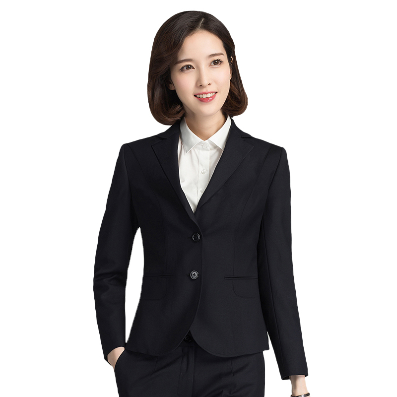 罗蒙女士西服套装韩版修身正装商务职业装女式工作服西装ol通勤_pxnuq