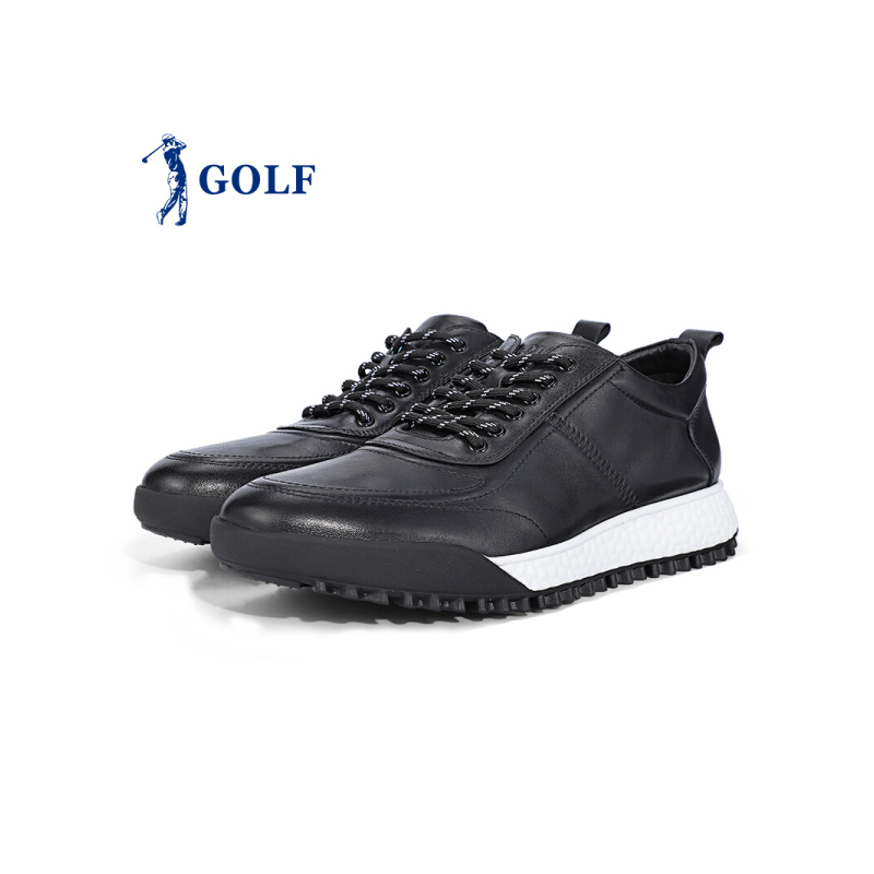 GOLF/高尔夫男鞋2018新款系带复合耐磨软底户外运动休闲鞋