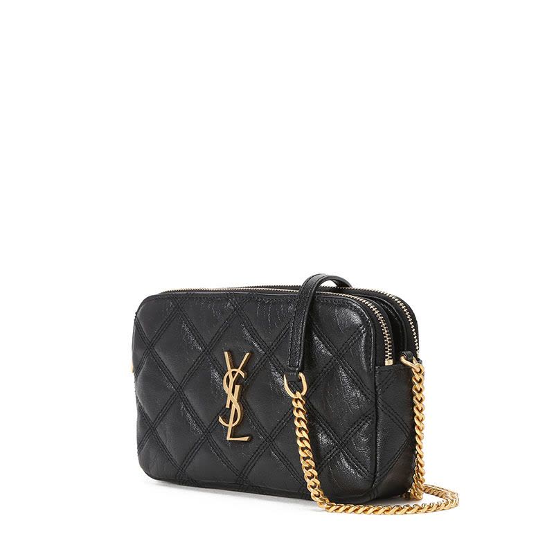 预订 YSL BECKY 相机包 字母LOGO绗缝608941金链图片