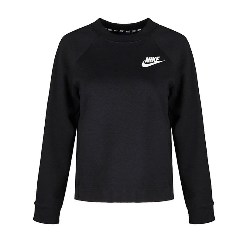 Nike耐克 女装 2018新款运动休闲圆领卫衣套头衫-885368-010图片