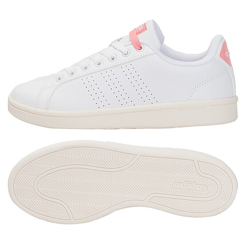 Adidas阿迪达斯neo17年秋冬女子运动小白鞋AW3974