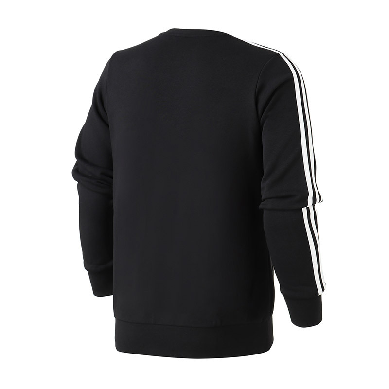 【自营】adidas男服卫衣圆领套头衫针织运动休闲运动服DQ3083 L DQ3083黑色