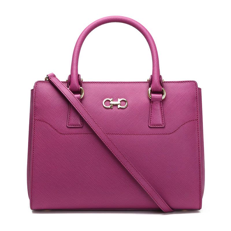 FERRAGAMO Beky 小号 手提 斜挎包21F317 金扣图片