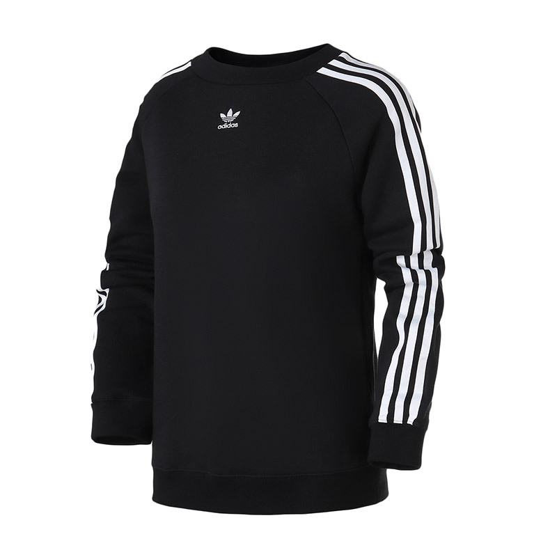 【自营】adidas阿迪达斯三叶草运动服女装长袖卫衣秋冬季运动服DH3127 32 DH3127黑