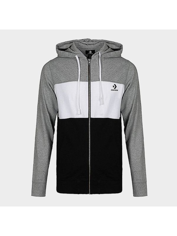 converse匡威男子秋冬季舒适运动休闲连帽拉链开衫10008799-A01