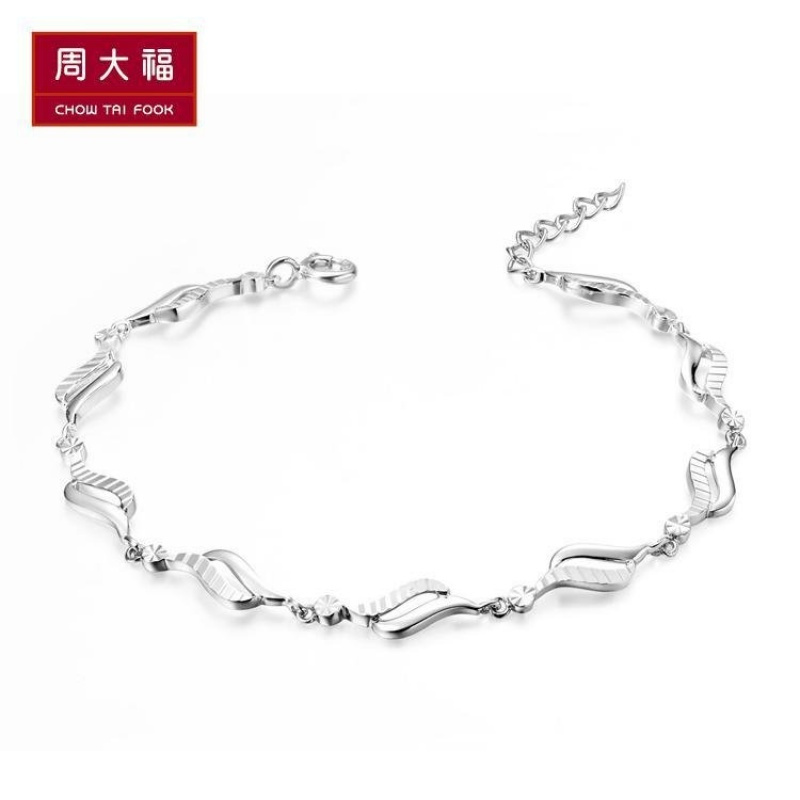 schl-精品周大福珠宝首饰时尚优雅925银手链_1