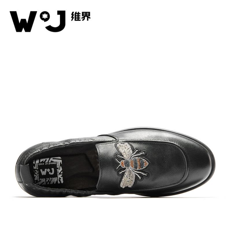 维界新品一脚蹬舒适乐福鞋男图片