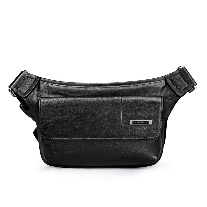 顺丰配送手机包男士腰包男士腰包男真皮胸包男士斜挎包男士收钱腰包胸