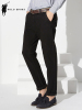 polo sport 休闲裤男秋冬季男装新款修身弹力直筒裤子男 黑色