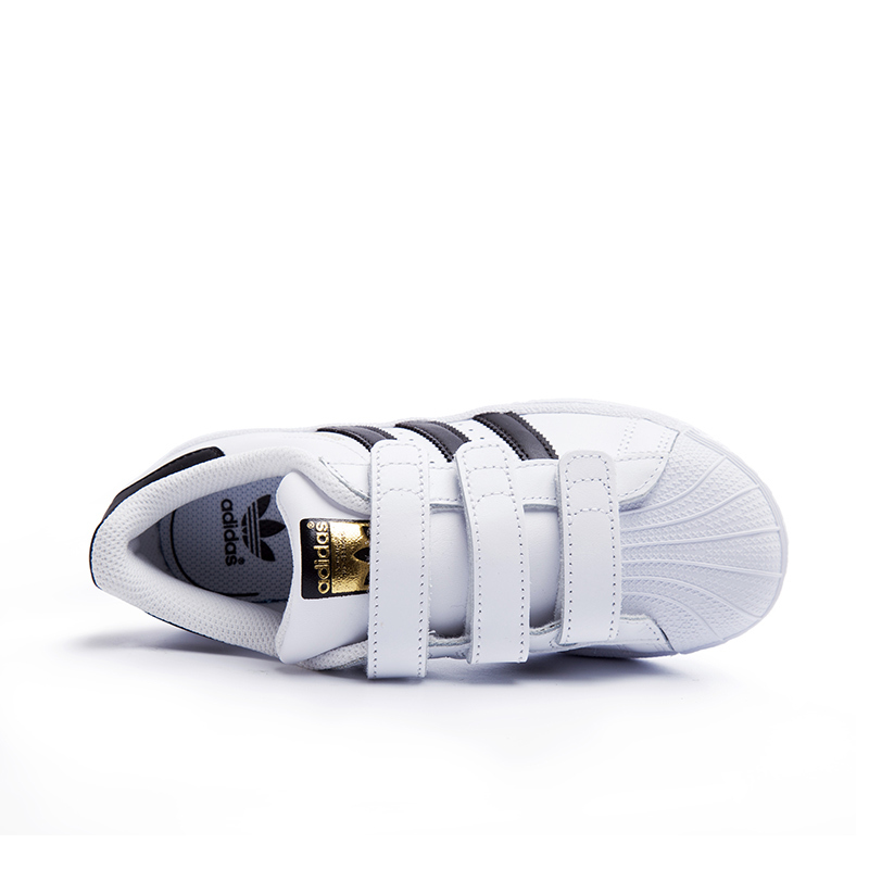 Adidas阿迪达斯童鞋夏季三叶草贝壳头休闲板鞋运动鞋-B26070