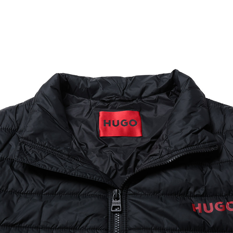 雨果博斯 HUGO BOSS 男士修身薄款棉服夹克上衣外套50468719