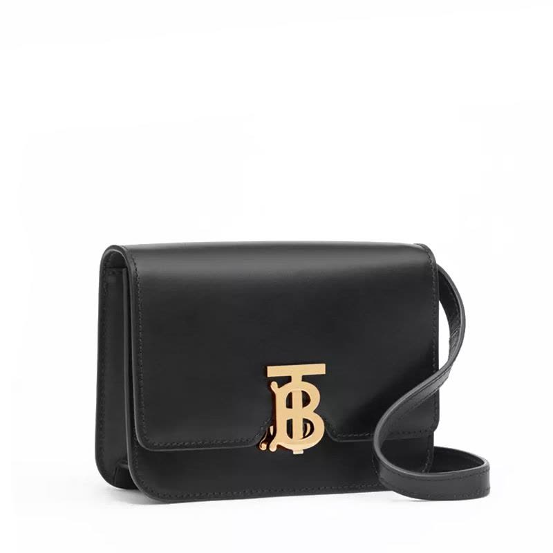 BURBERRY TB 专属标识皮革锁扣包单肩包 迷你 17*6*12.5CM图片