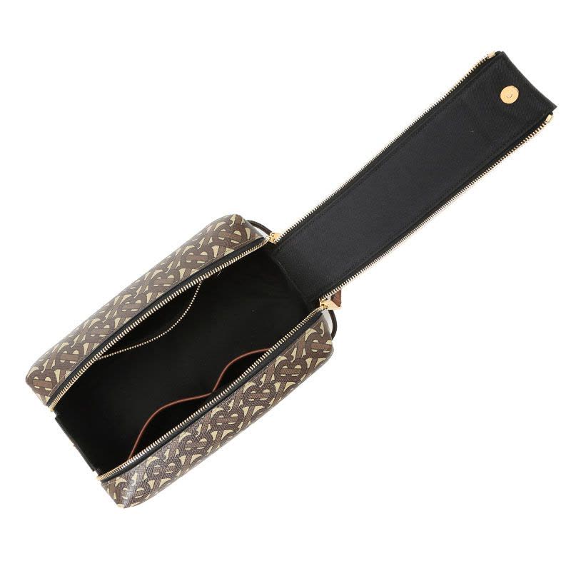 20新款 BURBERRY 男女同款专属标识印花环保帆布旅行收纳袋手拿包 8022973图片