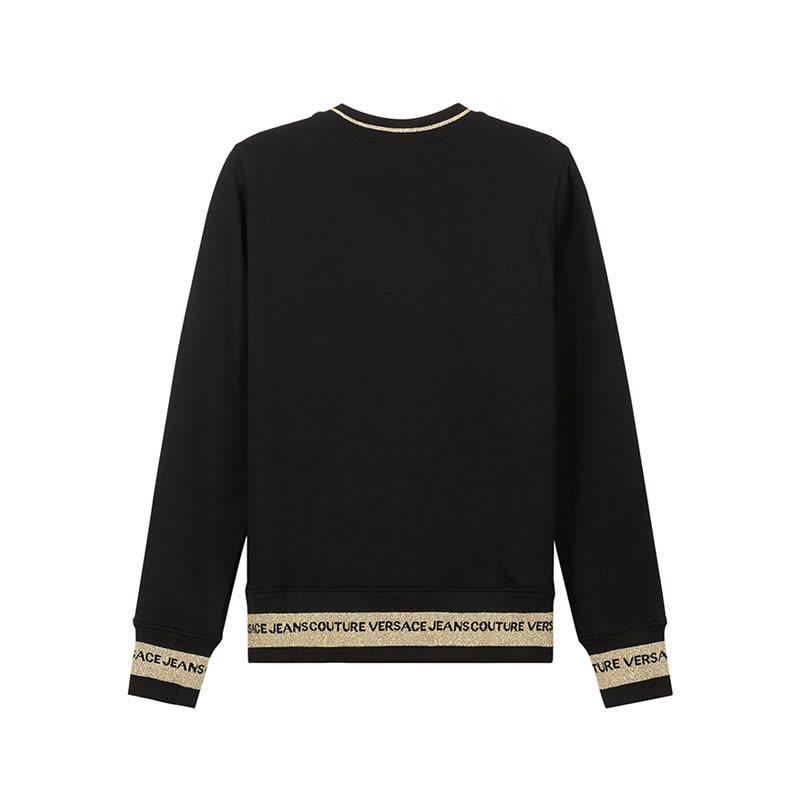 范思哲 VERSACE JEANS COUTURE 女士棉质圆领长袖卫衣运动衫72HAIT03 CF01T图片