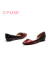 D:FUSE/迪芙斯春季牛皮浅口尖头低跟低帮鞋女鞋DF61113125_fJV16