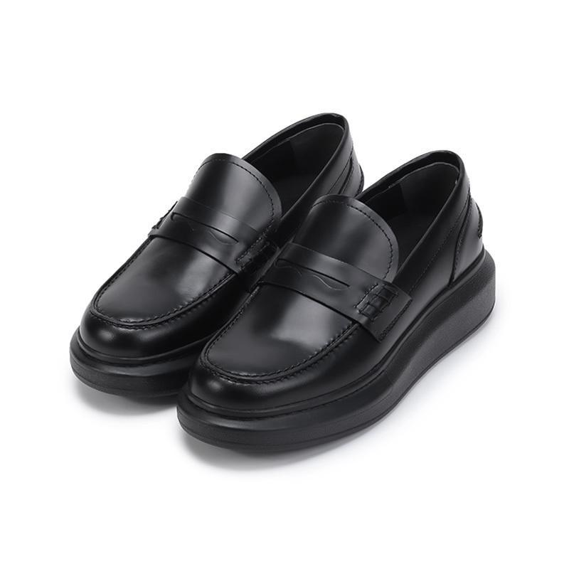 亚历山大·麦昆 ALEXANDER MCQUEEN 女士 皮革皮鞋乐福鞋厚底鞋633911 WHX50