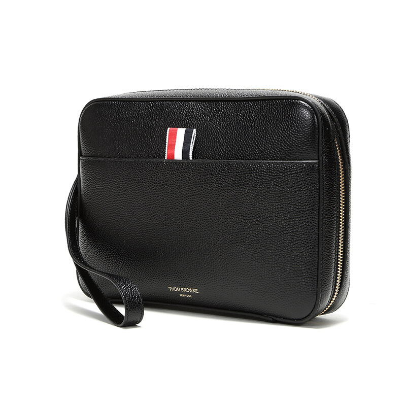 thombrowne汤姆布朗男士卵石纹皮革手拿包mac067a00198