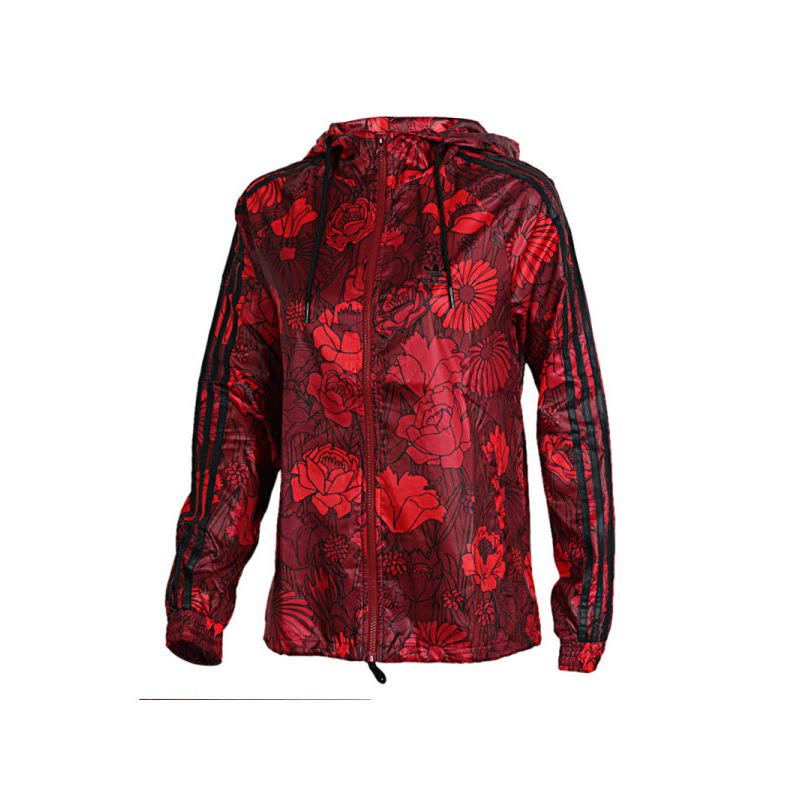 阿迪达斯三叶草女秋梭织透气防风夹克运动休闲外套-AY7965图片