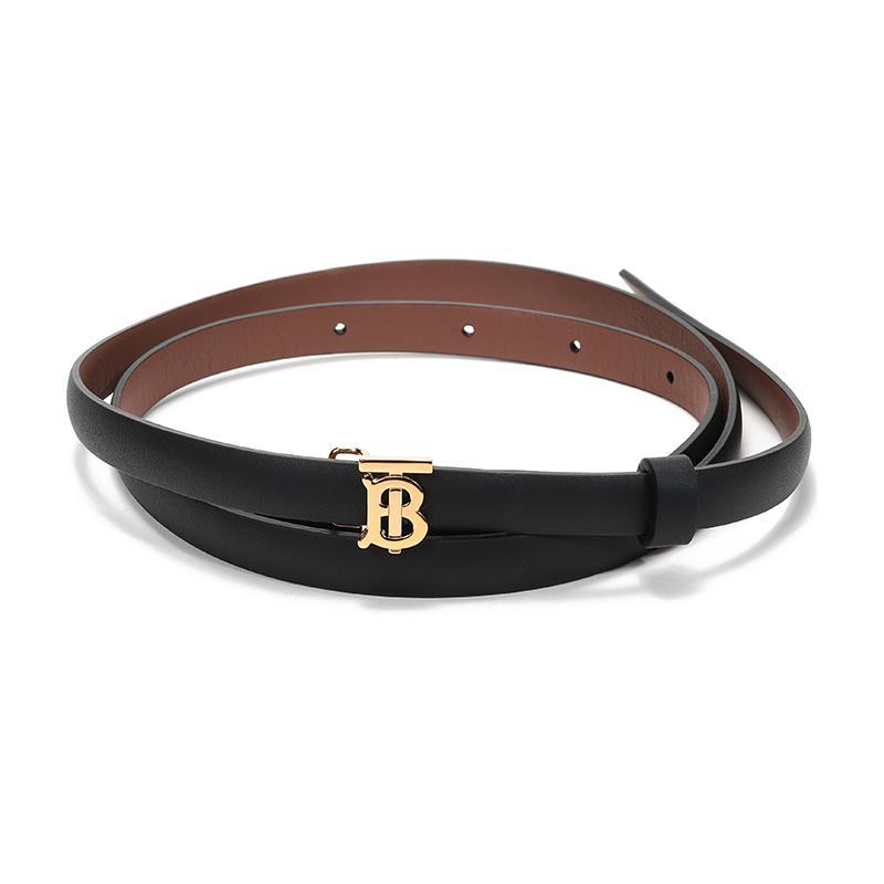 burberry博柏利女款牛皮板扣式双面两用皮带腰带80097771