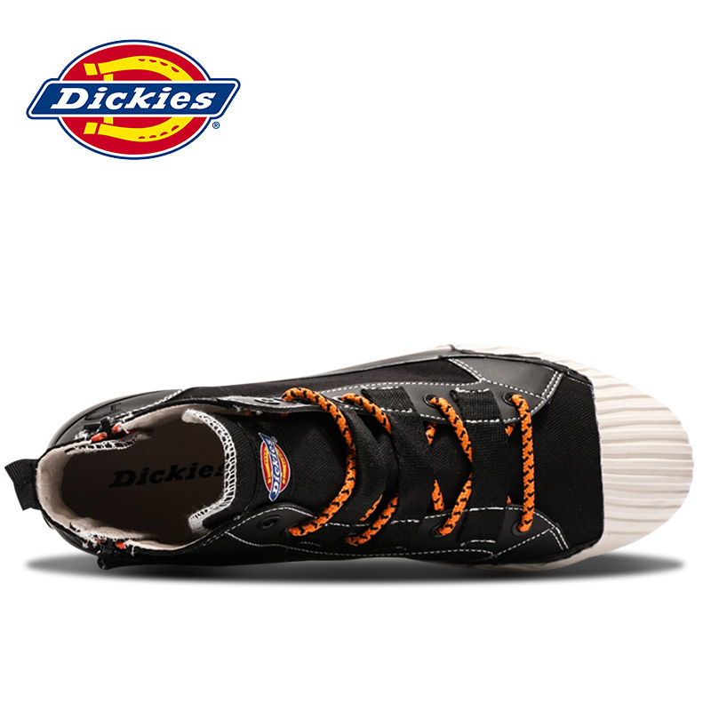 DICKIES男鞋新春高帮帆布鞋男潮街头青年板鞋黑色休闲鞋191M50LXS03