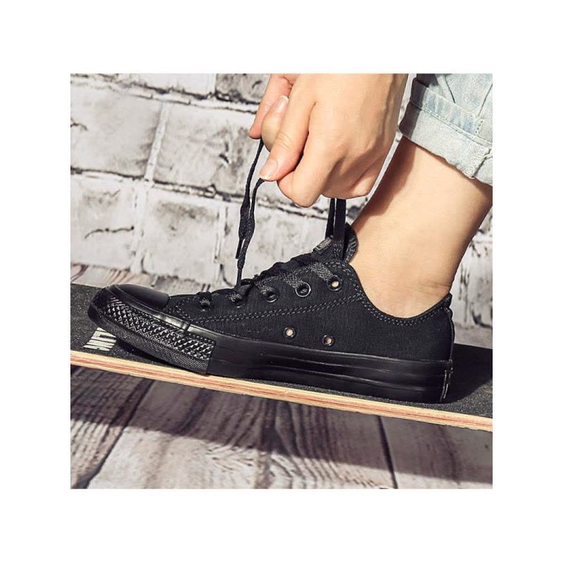 CONVERSE匡威男鞋女鞋常青款低帮系带情侣休闲帆布鞋1Z635图片