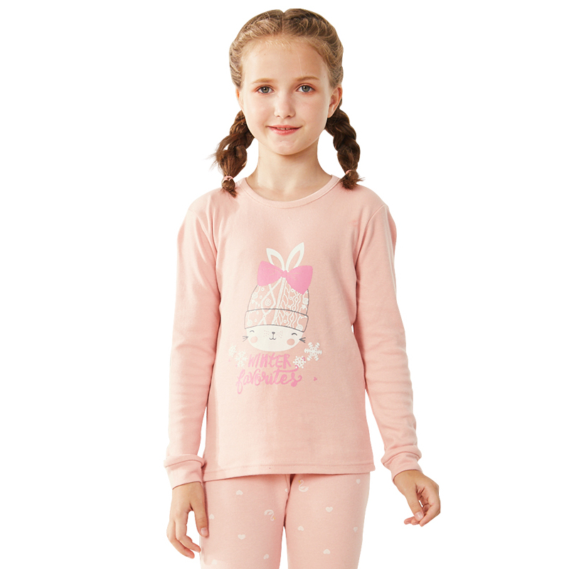 红豆hodo女童内衣套装100棉舒适透气儿童内衣系列儿童宝宝女童内衣