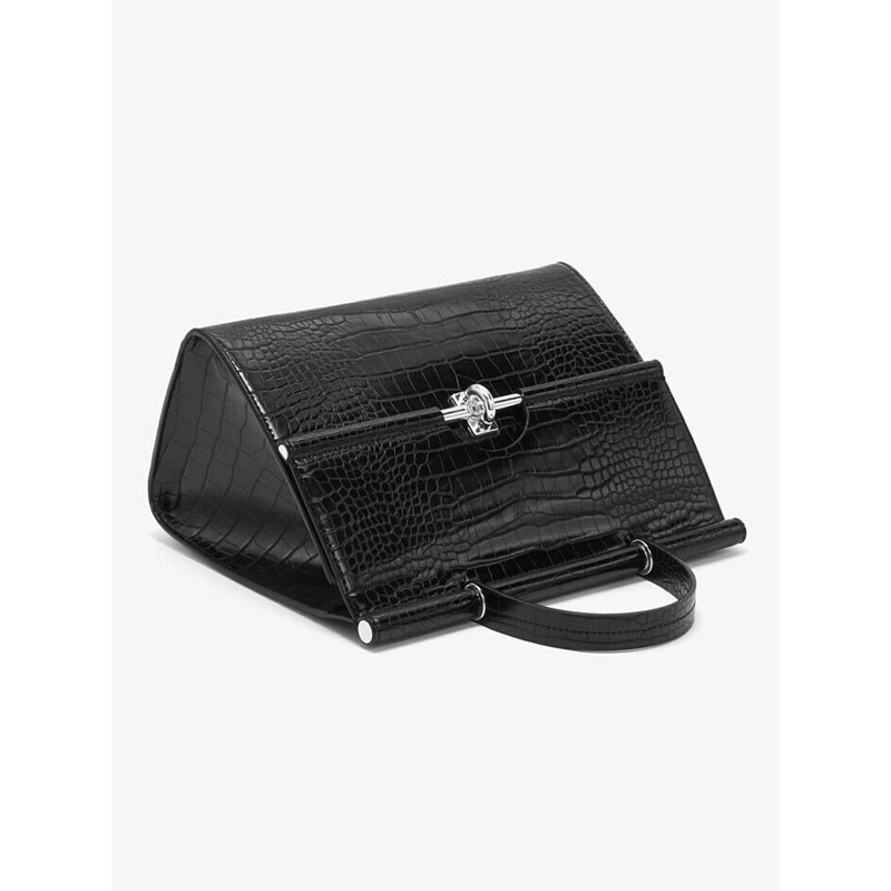 CHARLES＆KEITH 小ck女包CK2-50780936鳄鱼纹印花手提单肩包女