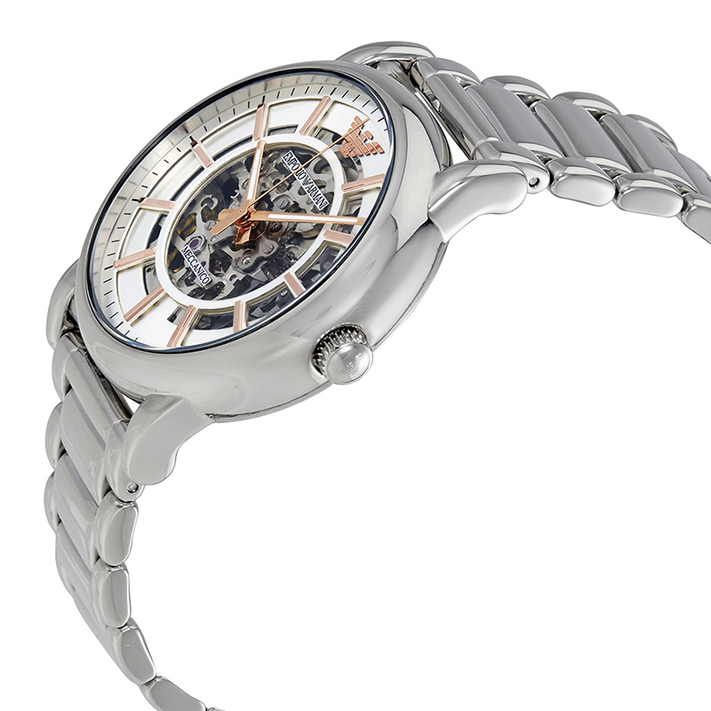 阿玛尼emporioarmani男士手表全自动机械表镂空新款机械表男款ar1980