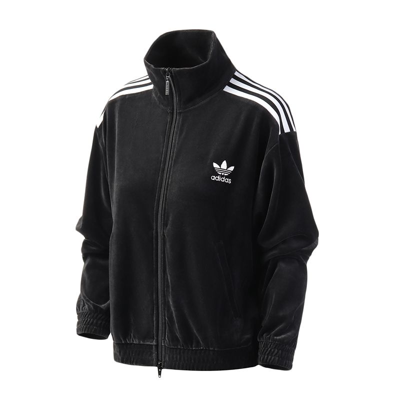 adidas阿迪达斯三叶草女装运动服休闲外套fl0057视频
