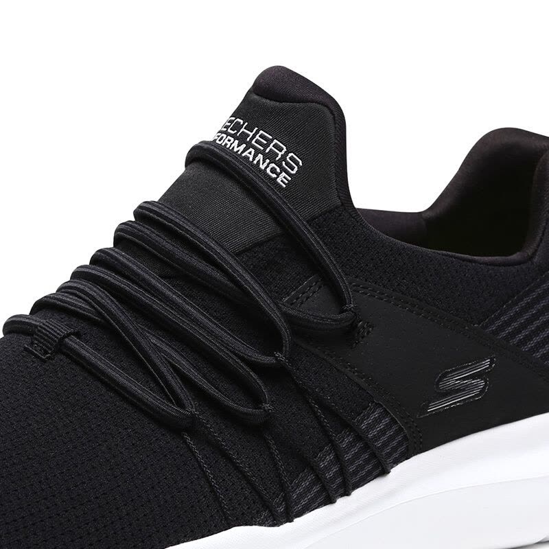 Skechers斯凯奇男鞋2019春季新款低帮休闲运动鞋跑步鞋54843-BKW图片