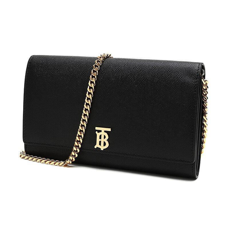 burberry博柏利女款牛皮链条包钱包手拿包单肩斜挎包80207281