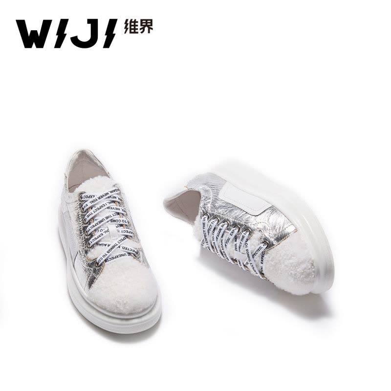 WIJI2018时尚新款靓丽休闲鞋个性舒适低内涵透气舒适低帮女鞋女图片