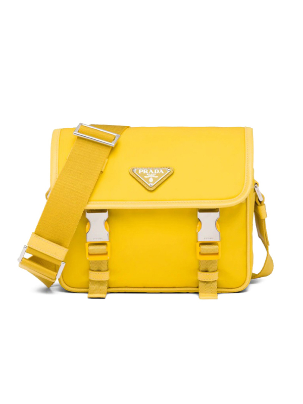 【预定】PRADA/普拉达 尼龙和Saffiano 皮革单肩包 1BD334 O3O 22*8.5*16CM