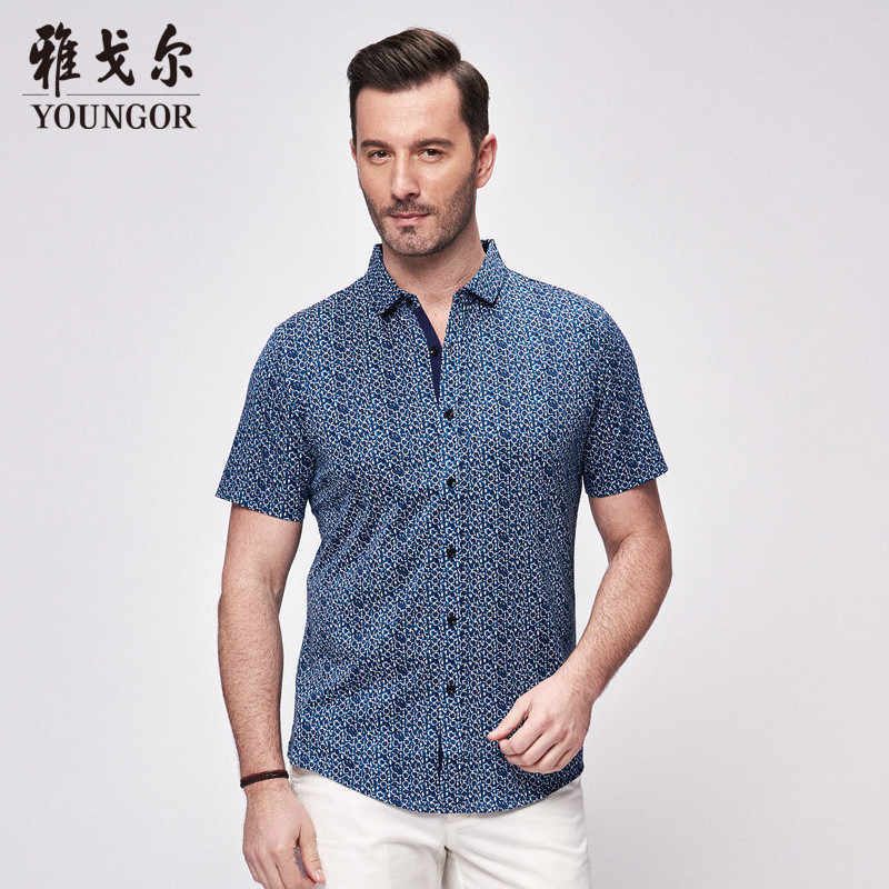雅戈尔youngor男士t恤