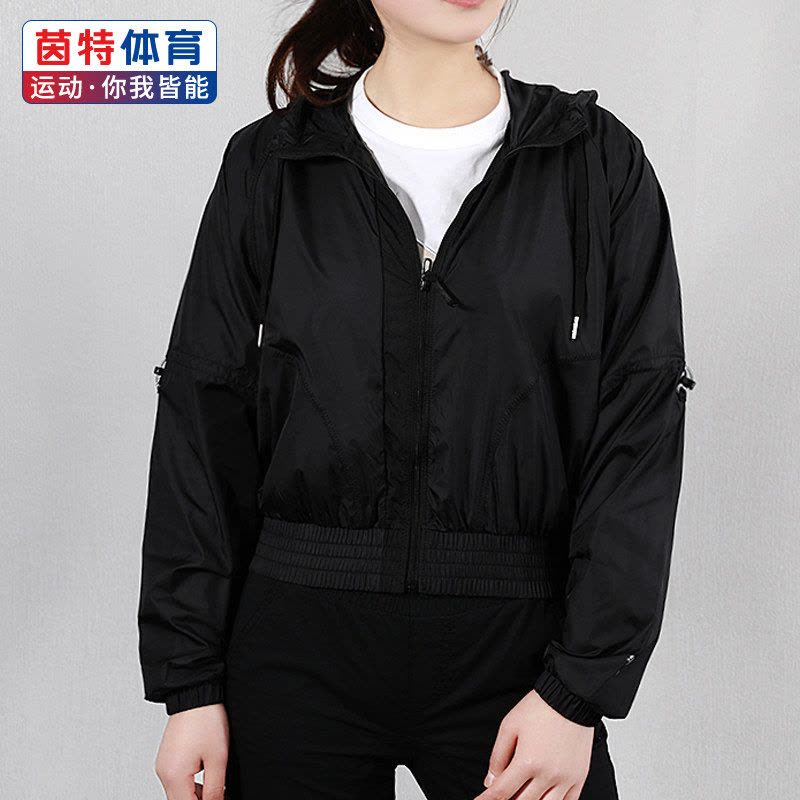 Puma彪马女装2019春季新款运动服连帽上衣梭织防风夹克外套517378图片