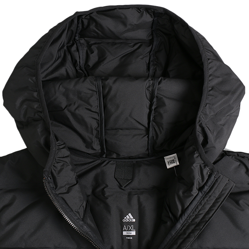 阿迪达斯羽绒马甲男2018冬季保暖户外运动坎肩轻薄羽绒背心bq2006