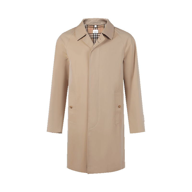 博柏利burberry男款棉质中长款风衣大衣外套8065464