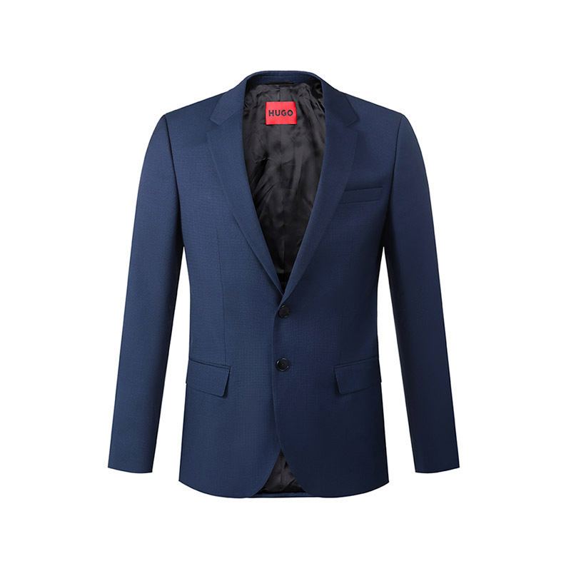 雨果博斯 HUGO BOSS 男士新剪羊毛西服上衣外套50476377
