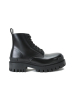BALENCIAGA 巴黎世家 男士牛皮革系带厚底靴子短靴 589338 WA960