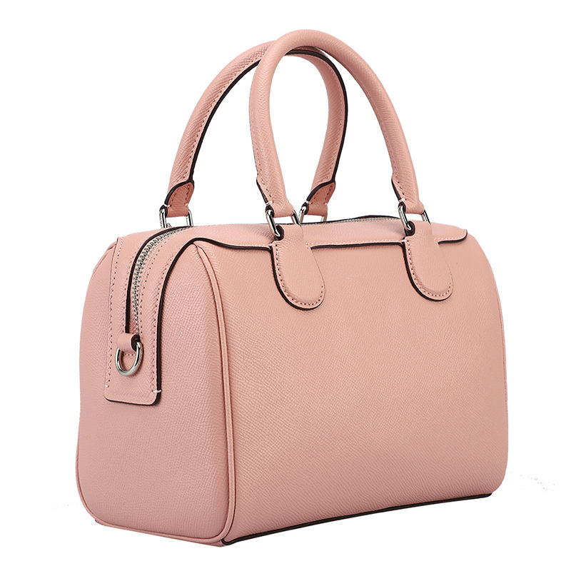 COACH 蔻驰 奢侈品 欧美时尚女士纯色皮革手提肩背斜挎桶包